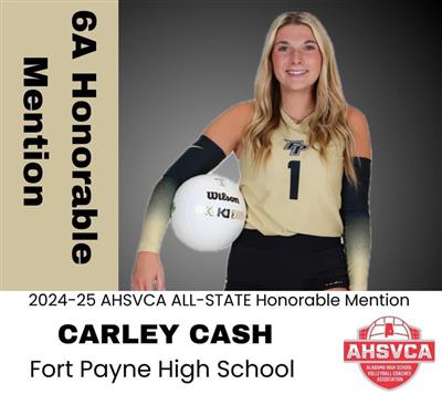 Carley Cash 2024-2025 Honorable Mention All State Team